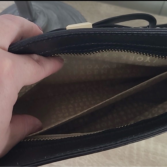 Kate Spade New York Montford Park Straw & Black w/ Gold Crossbody Bag / Purse - Picture 16 of 16